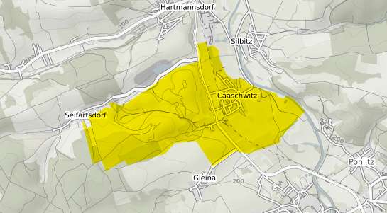 Immobilienpreisekarte Caaschwitz