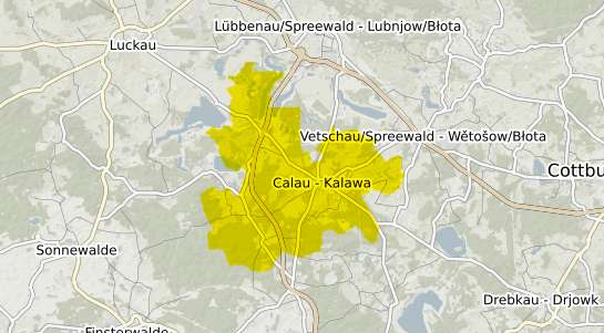 Immobilienpreisekarte Calau