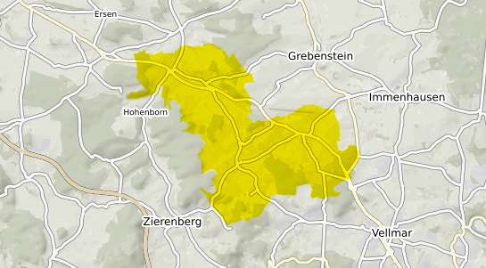 Immobilienpreisekarte Calden Hessen