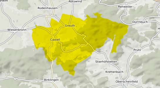 Immobilienpreisekarte Castell Unterfranken