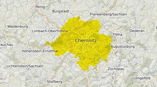 Immobilienpreisekarte Chemnitz Sachsen