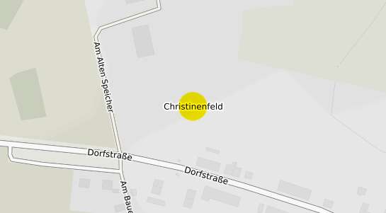 Immobilienpreisekarte Christinenfeld b. Kluetz