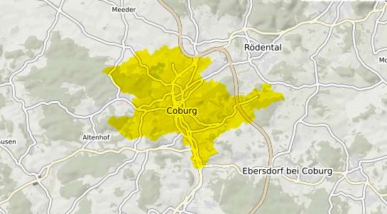 Immobilienpreisekarte Coburg