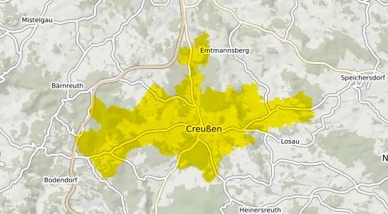 Immobilienpreisekarte Creußen