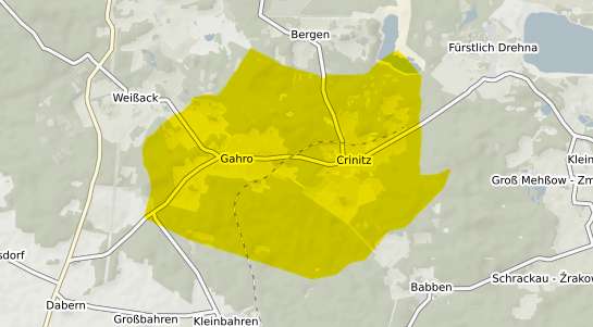 Immobilienpreisekarte Crinitz
