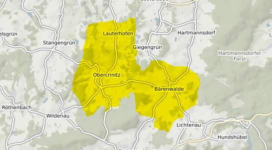 Immobilienpreisekarte Crinitzberg
