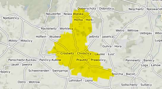 Immobilienpreisekarte Crostwitz