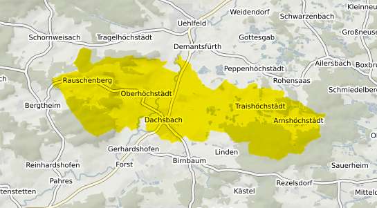 Immobilienpreisekarte Dachsbach