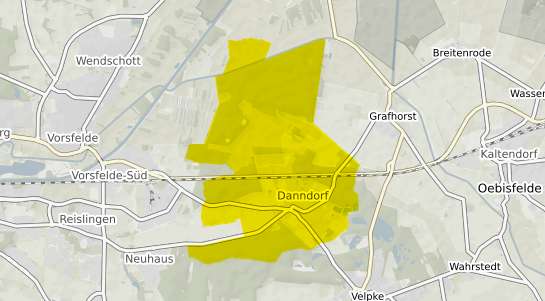 Immobilienpreisekarte Danndorf Niedersachsen