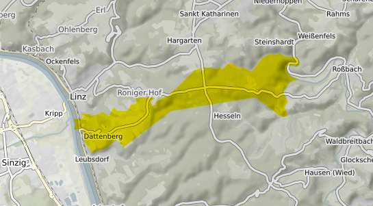 Immobilienpreisekarte Dattenberg b. Linz am Rhein