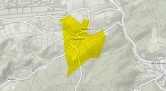 Immobilienpreisekarte Daubach Hunsrueck
