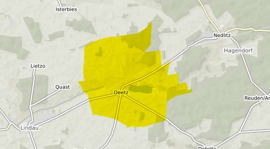 Immobilienpreisekarte Deetz b. Zerbst