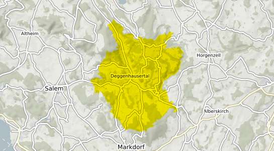 Immobilienpreisekarte Deggenhausertal