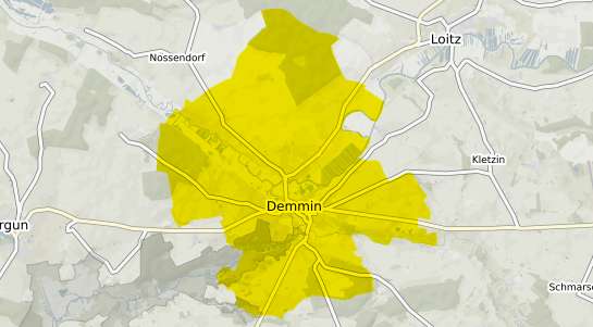 Immobilienpreisekarte Demmin Hansestadt