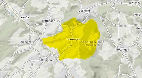 Immobilienpreisekarte Denkingen Wuerttemberg