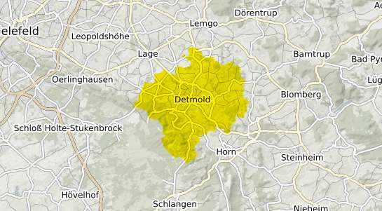 Immobilienpreisekarte Detmold