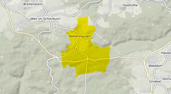Immobilienpreisekarte Dettenhausen Wuerttemberg