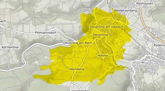 Immobilienpreisekarte Deuerling