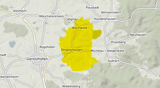Immobilienpreisekarte Dingolshausen