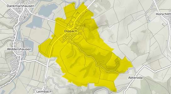 Immobilienpreisekarte Dippach b. Berka, Werra