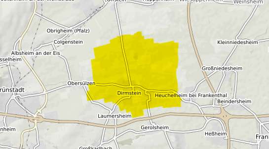 Immobilienpreisekarte Dirmstein