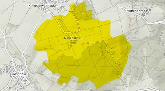 Immobilienpreisekarte Doebritschen b. Weimar, Thueringen