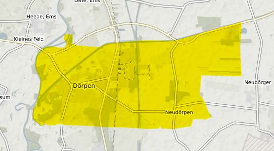 Immobilienpreisekarte Samtgemeinde Dörpen