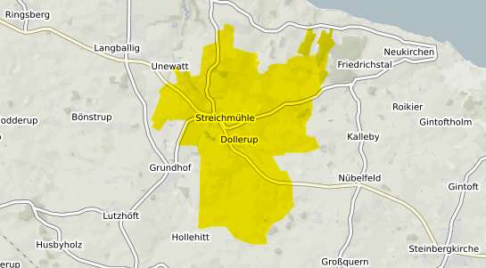 Immobilienpreisekarte Dollerup