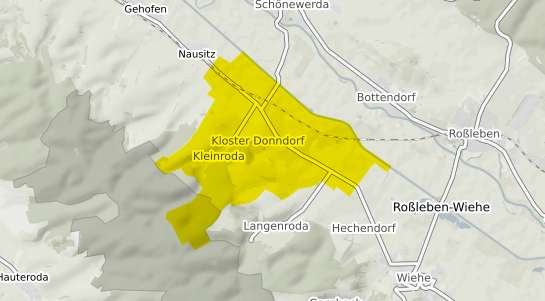 Immobilienpreisekarte Donndorf Unstrut