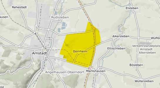 Immobilienpreisekarte Dornheim b. Arnstadt