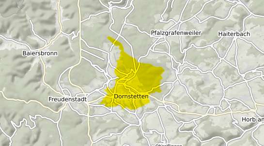Immobilienpreisekarte Dornstetten Wuerttemberg