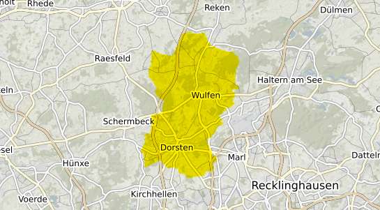 Immobilienpreisekarte Dorsten