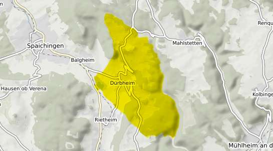 Immobilienpreisekarte Duerbheim Kr. Tuttlingen