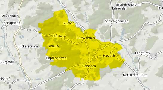 Immobilienpreisekarte Dürrwangen Mittelfranken