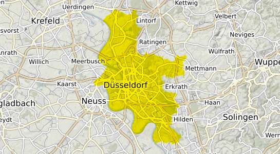 Immobilienpreisekarte Düsseldorf