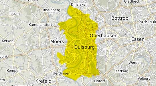 Immobilienpreisekarte Duisburg