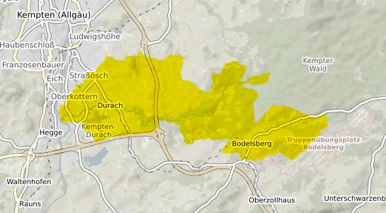 Immobilienpreisekarte Durach Allgaeu