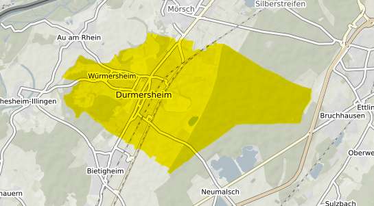 Immobilienpreisekarte Durmersheim