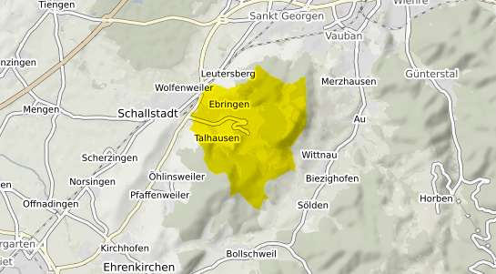 Immobilienpreisekarte Ebringen Breisgau