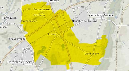 Immobilienpreisekarte Eching Niederbayern
