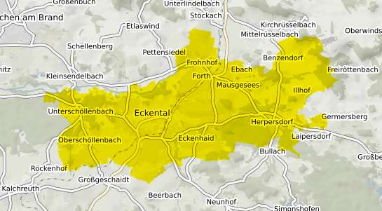 Immobilienpreisekarte Eckental