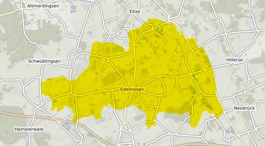 Immobilienpreisekarte Edemissen b. Peine