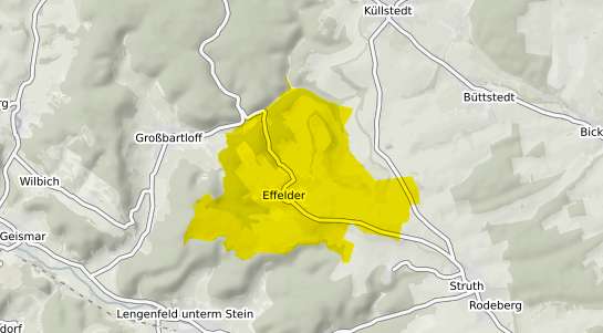 Immobilienpreisekarte Effelder b. Leinefelde