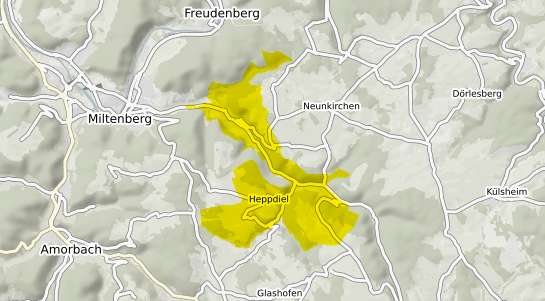 Immobilienpreisekarte Eichenbühl Unterfranken