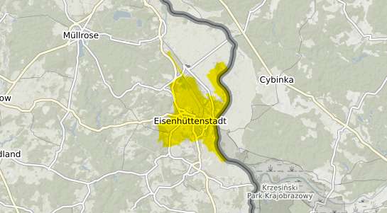 Immobilienpreisekarte Eisenh&uuml;ttenstadt