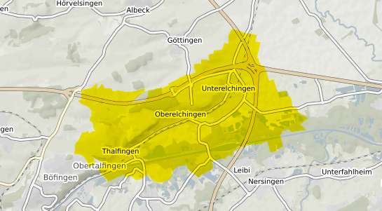Immobilienpreisekarte Elchingen Donau