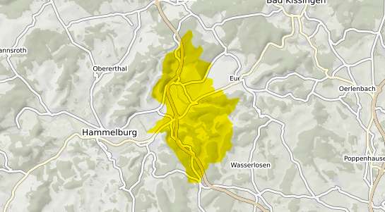 Immobilienpreisekarte Elfershausen Unterfranken