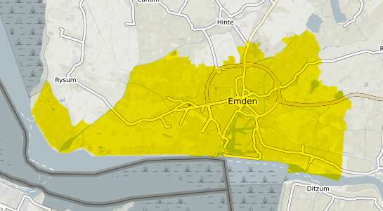 Immobilienpreisekarte Emden Ostfriesland