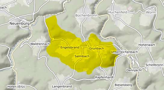 Immobilienpreisekarte Engelsbrand
