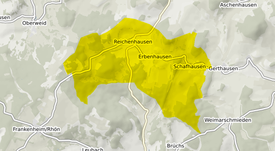 Immobilienpreisekarte Erbenhausen b. Meiningen